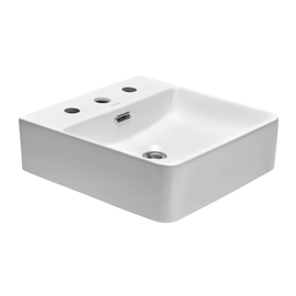 Bacha de baño Peirano cuadrada 3ag 420x125 bch04/3 bca