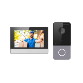Kit Portero IP - DS-KIS603-P - Hikvision - DS-KV6113-WPE1 + DS-KH6320-WTE1