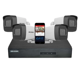 Kit Hikvision Dvr 16 Ch Full 1080 + 4 Bull