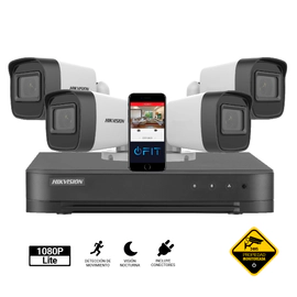 Kit Turbo 7208hqhi + 4 16d0t p fuentes