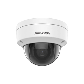 Cámara Mini Domo IP - DS-2CD2123G2-IU - Hikvision - 2MP - Audio - IR - Mic
