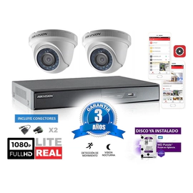 Kit Turbo 7216hghi + 2 56d0t Conect + Disco1tb