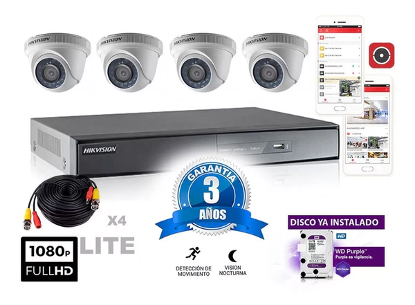 Kit Turbo 7216hghi + 4 56c0t cable20m + Disco