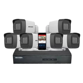 Kit Turbo 7216hghi + 6 16d0t cable20m + Disco1tb