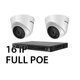 Kit IP NVR 7616 + 2 Cámaras 1323 Full PoE - Hikvision