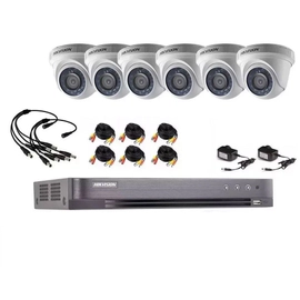 Kit 7216hqhi + 6 56d0t + cctv 20m