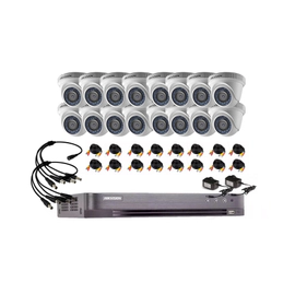Kit 7216hqhi + 16 56d0t + Cable cctv