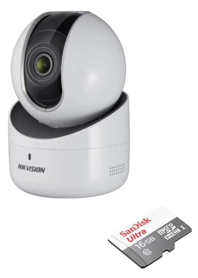 Kit DS-2CV2Q21FD-IW + 16GB