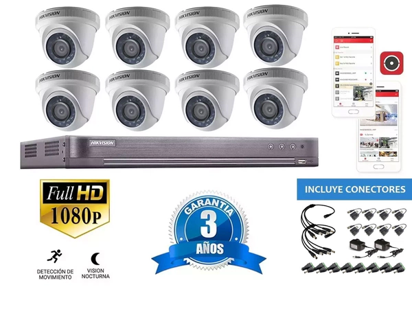 Kit Turbo 7208hqhi + 8 56d0t p Conectores