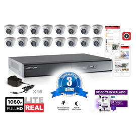 Kit Turbo 7216hghi + 16 56d0t Fuente + Disco1tb