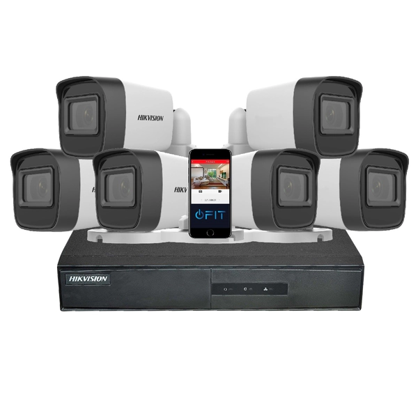 Kit Ip 7616 + 6 1023 + Fuente