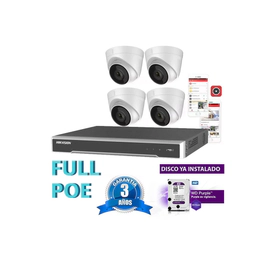 Kit Full Poe Ip 7616 + 4 1323 + Disco