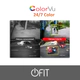 Kit DVR 8CH - Hikvision - 8 Cámaras Bullet Colorvu 1080p + Ficha + Disco