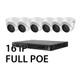 Kit IP NVR 7616 + 6 Cámaras 1323 Full PoE - Hikvision