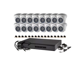 Kit Turbo 7216hghi + 16 56c0t p cable cctv