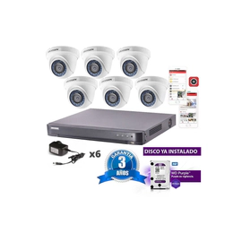 Kit Turbo 7216hqhi + 6 56d0t + Disco + Fuentes