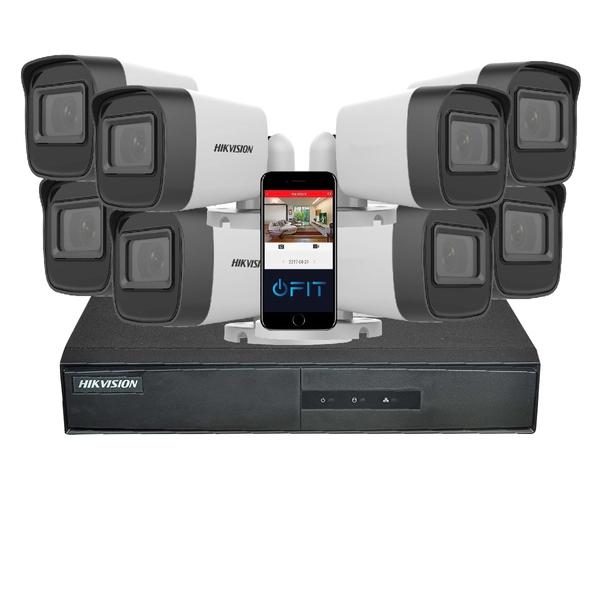 Kit Ip 7616 + 8 1023 + Fuente + Disco