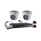 Kit Turbo 7208hghi + 2 56c0t cable cctv