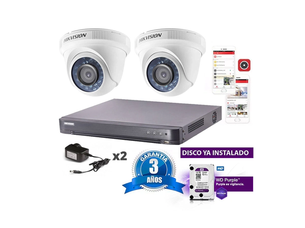 Kit Turbo 7208hqhi + 2 56d0t + Disco + Fuente