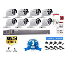 Kit Turbo 7208hqhi + 8 16d0t p Fuente