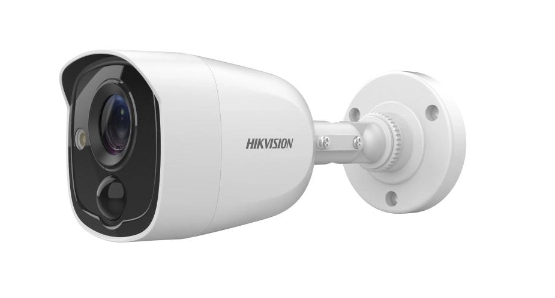 Cámara Bullet TurboHD - DS-2CE11H0T-PIRLO - Hikvision - 5MP - PIR - Luz - Sirena