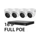 Kit IP NVR 7616 + 4 Cámaras 1323 Full PoE - Hikvision