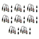 Kit x8 - Par de Balun + Conectores Macho y Hembra