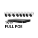 Kit IP NVR 7616 + 8 Cámaras 1323 Full PoE - Hikvision