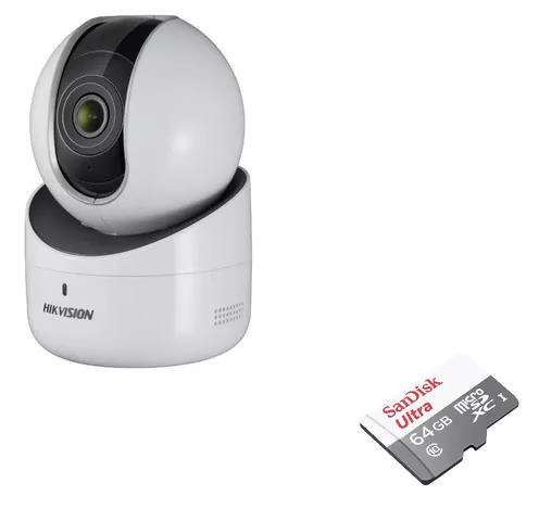 Kit DS-2CV2Q21FD-IW + 64GB