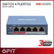 Switch PoE - DS-3E1105P-EI - Hikvision - 4+1 Puertos - 10/100 Mbps