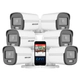 Kit Hikvision Camara Colorvu 1080p x6u