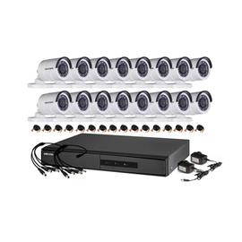 Kit Turbo 7216hghi + 16 16c0t p cable cctv