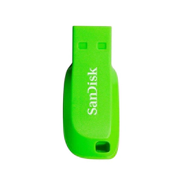 Pendrive USB Sandisk SDCZ50C-016G-B35GE Cruzer Blade 16GB Verde