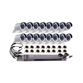Kit 7216hqhi + 16 16d0t + Cable cctv