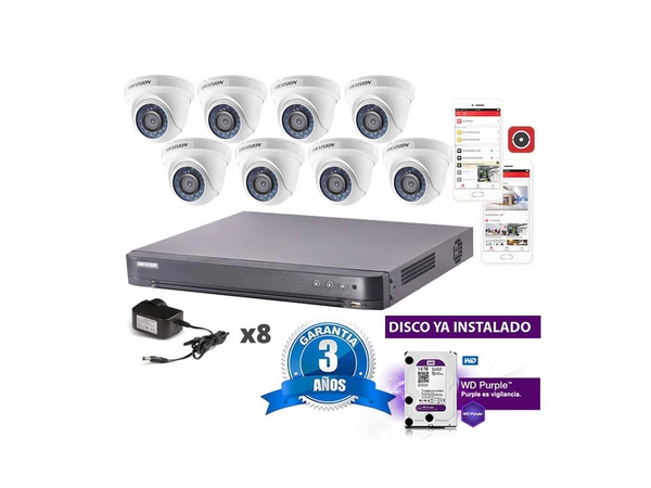 Kit Turbo 7208hqhi + 8 56d0t + Disco + Fuentes