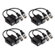 Kit x4 - Par de Balun + Conectores Macho y Hembra