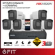 Kit DVR - Hikvision - 7208HQHI + 6 Cámaras 16D0T + Cable CCTV 20m