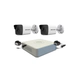 Kit IP NVR 7104 + 2 Cámaras 1023 + Fuente - Hikvision