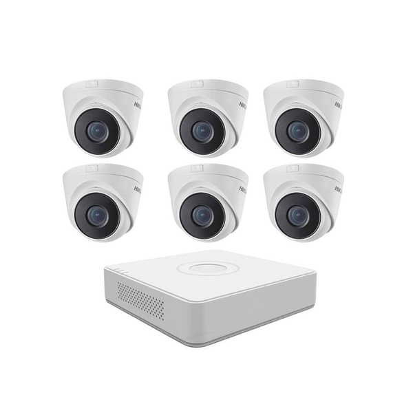 Kit Ip 7108 + 6 1323 Full Poe