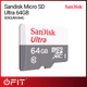 Memoria MicroSD - SanDisk - Ultra - 64GB - SDSQUNS-064G-GN3MA