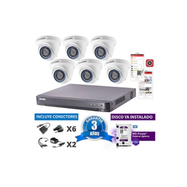 Kit Turbo 7216hqhi + 6 56d0t + Disco + Conectores