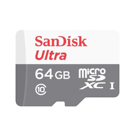 Memoria MicroSD - SanDisk - Ultra - 64GB - SDSQUNS-064G-GN3MA