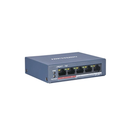 DS-3E0105P-E/M (B) Switch POE Hikvision 4 + 1