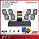 KIT HIKVISION DVR 8CH + 8 bullet Colorvu + Disco 500GB + Conec