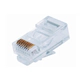 Kit x100 Fichas RJ45 - Conectores para Cable de Red UTP