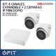 Kit IP NVR 7104 + 2 Cámaras 1323 Full PoE - Hikvision