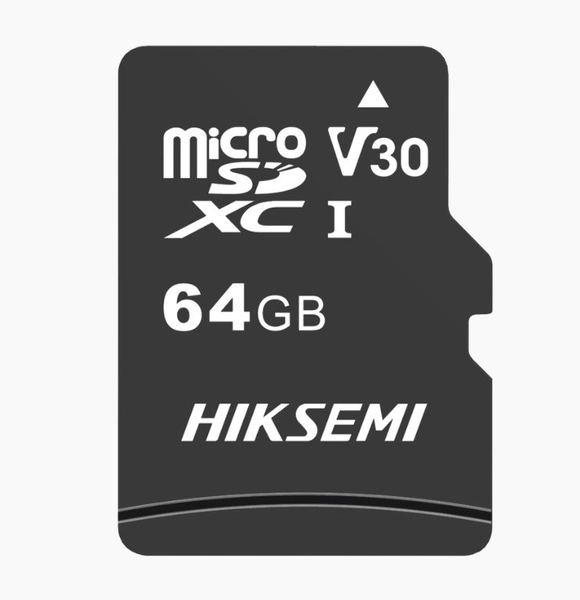 Memoria MicroSD - Hikvision - HS-TF-C1 - 64GB con Adaptador