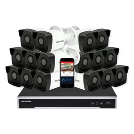 Kit Ip 7616 + 16 1023 + Fuente