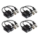 Kit x4 - Par de Balun - CCTV HD Turbo - AHD/CVI/TVI