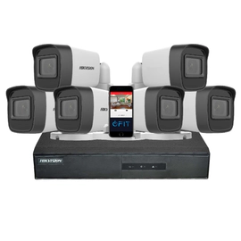 Kit Ip 7616 + 6 1023 + Fuente